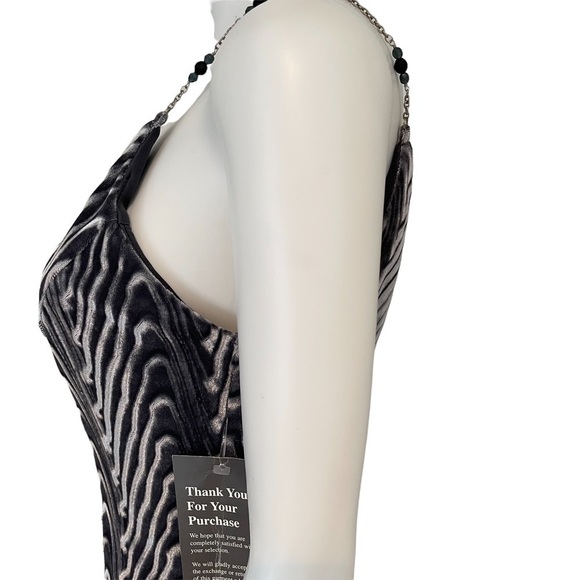 Vintage Velvet Swirl Maxi Dress (C2) - Picture 6 of 9